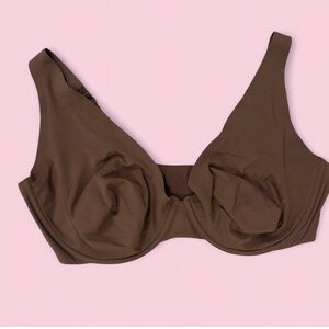 Skims Smoothing Intimates Unlined Full Coverage Bra in Cocoa Sz 44DD